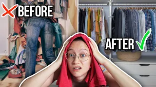 THE EASIEST WAY To Declutter Your Closet For GUARANTEED SUCCESS! | declutter with me