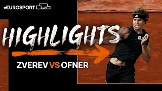 Zverev and Ofner face off in the first round | 2022 Roland Garros | Eurosport Tennis