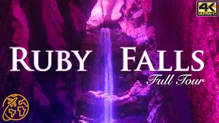 Ruby Falls Chattanooga Tennessee TN Full Tour 4k Underground Water Cave