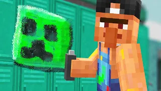 Minecraft Mobs if they Got Detention