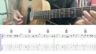 Swing Gitan - Theme (Very EASY!!!) | Gypsy Jazz Guitar Tabs