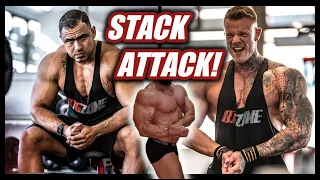 STACK ATTACK! Wie viel Stoff für 105kg auf 1,69m?  Massiver Aufbau und Diät Stack!