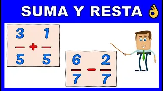 SUMA Y RESTA DE FRACCIONES HOMOGENEAS