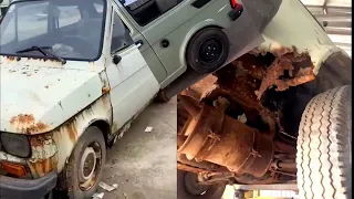 Fiat 126p jak odrestaurowali w Vietnamie, nie mając nowych części...niesamowita robota !!