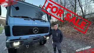 !!FOR SALE!! Holzkabine mit Mercedes 1222, Nahezu im Auslieferungszustand