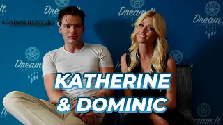 Do Katherine McNamara & Dominic Sherwood really know each other ? They pass the friendship test !