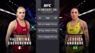 Fight Simulation! | Valentina Shevchenko vs Jessica Andrade | UFC 261