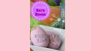 DIY Bath Bombs Without Citric Acid or Cream of Tartar
