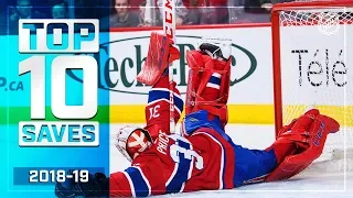 Top 10 Saves of the 2018-19 Regular Season