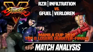 SFV Match Analysis: Manila Cup 2017 Losers Quarter-Finals - Infiltration vs. Verloren