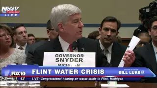 FNN: Governor Snyder Testifies at Congressional Hearing on Flint Water Crisis