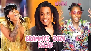GRAMMYS 2024 RECAP | Fantasia Performs “Proud Mary” | Jay Z’s SHOCKING Speech REACTION 👀🔥