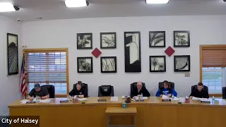 Halsey City Council Meeting-March 2024