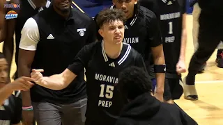 Eli Ellis Hits CRAZY Game Winner!! Moravian Prep vs. The Burlington School