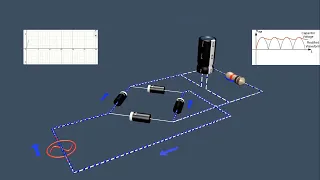 Rectifier,AC to DC converter animation