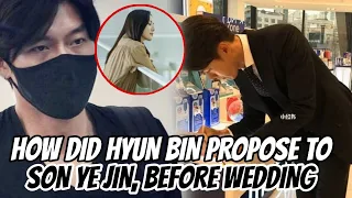 HOW HYUN BIN PROPOSED TO HIS WIFE SON YE JIN, BINJIN FINALLY MARRIED