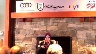 Mikaela Shiffrin talks about having her family watching her World Cup slalom win Sunday