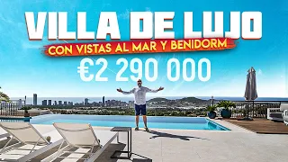 Villa de lujo  con vistas al mar y Benidorm € 2 290 000.  Chalet de lujo en Costa Blanca