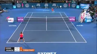 Angelique KERBER (GER) Vs Tsvetana PIRONKOVA (BUL) FINAL HIGHLIGHTS Apia International Sydney 2014