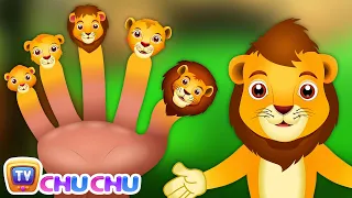 Finger Family Lion | ChuChu TV Animal Finger Family Songs & Nursery Rhymes For Children