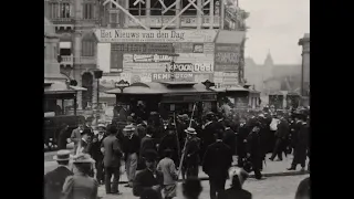 Een Trambestorming op zondag op den Dam (1899) Nederlandsche Biograaf en Mutoscope Maatschappij