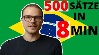 Portugiesisch lernen - Grundkurs 1 Anfänger | 500 Sätze lernen in 8 Minuten ?! | Polyglot Akademie