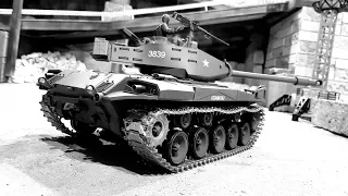 Танки в городе ... Обзор американского танка M41A3 Walker Bulldog