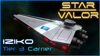 Iziko Spaceship Spotlight, Carrier Gameplay | Star Valor - Indie Game Dev