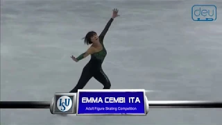 Emma Cembi. Oberstdorf 2018. Silver Ladies III FS. 15 place