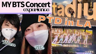 I flew from Korea ti just wanted to see the BTS concert. | Me&Mom's BTS PTD CONCERT Part1