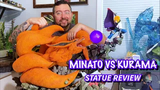 Hex Collectibles 1/8 Minato vs Kurama diorama statue review! Naruto Shippuden!