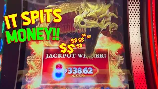 MAJOR JACKPOT WIN!! with VegasLowRoller on Jin Long Slot Machine!!