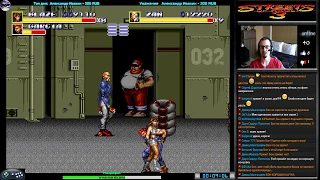 Streets of Rage 3 прохождение Сo-op (U) [ Normal ] Игра на (SEGA Genesis, Mega Drive) Стрим RUS