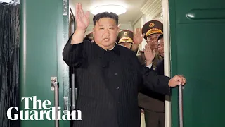 North Korean leader Kim Jong-un departs for meeting with Putin in Russia