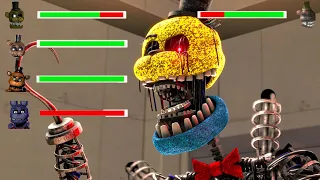 [SFM FNAF] Don't Mess with Ignited Freddy #7 WITH HealthBars