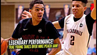 Trae Young TAKES OVER In Front of 50+ D1 Coaches! LEGENDARY Performance at Nike Peach Jam!
