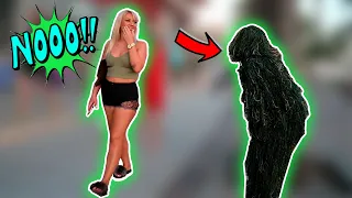 BUSHMAN PRANK SCARING PEOPLE IN THE NIGHT  | THE BEST SCARES  |  Kimoo Pranks