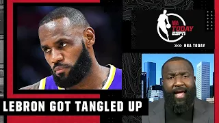 LeBron got ‘TANGLED UP’ in the moment - Perk on James’ altercation with Isaiah Stewart | NBA Today