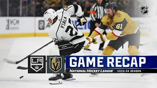 Kings @ Golden Knights 12/28 | NHL Highlights 2023