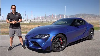 Is the NEW 2023 Toyota GR Supra Manual a BETTER sports car than a Nissan Z?