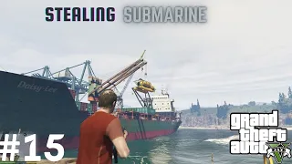 GTA-V | TREVOR STEAL SUBMARINE [4K 60fps] #Day15