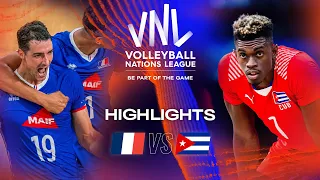 🇫🇷 FRA vs. 🇨🇺 CUB - Highlights Week 2 | Men's VNL 2023