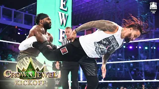 The Usos pick up the pace against The Hurt Business: WWE Crown Jewel Kickoff 2021