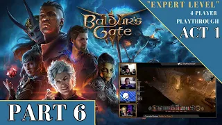 Baldur's Gate 3 | Co-op multiplayer - "Tactician" mode - Act 1, Part 6 - "Expert Level" playthrough