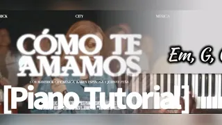 Cómo Te Amamos (Feat. Karen Espinosa & Johnny Peña | Maverick City Música [Piano Tutorial]