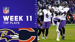 Ravens Top Plays from Week 11 vs. Bears | Baltimore Ravens