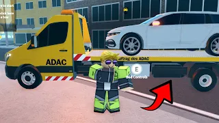 PRACA JAKO POMOC DROGOWA - Hogaty i TheBlueq w Roblox - Emergency Hamburg #09