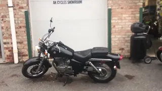 Starting a Carbureted Suzuki GZ250 Motorcycle
