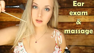 ASMR Ear examination and massage by a professional 👂👈