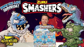 Zuru Smashers Dino Ice Age Surprise Dinosaur Eggs! Ultra-Rare Cave Man! Adventure Fun Toy review!